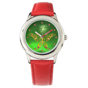 Montre GOLD HYPER BEURRE Emerald Monogramme vert
