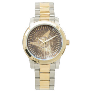Montre Gold Lowrider Low Rider Wire Wheels Wrist Watch
