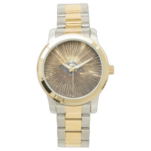 Montre Gold Lowrider Spokes Wire Wheels Watch
