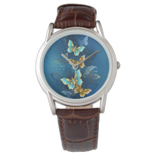 Montre Golden butterflies