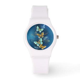 Montre Golden butterflies