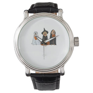 Montre Golden Retriever Fantôme Halloween Trick Or Treat 