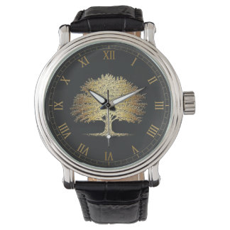 Montre Golden Tree of Life (Oak Tree) 