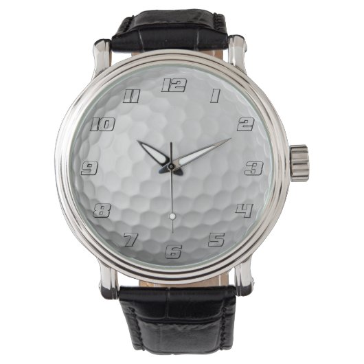 Montre Golf Ball Dimples Texture Motif (devant)