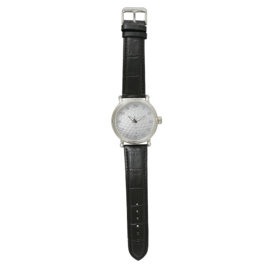 Montre Golf Ball Dimples Texture Motif (Plat)