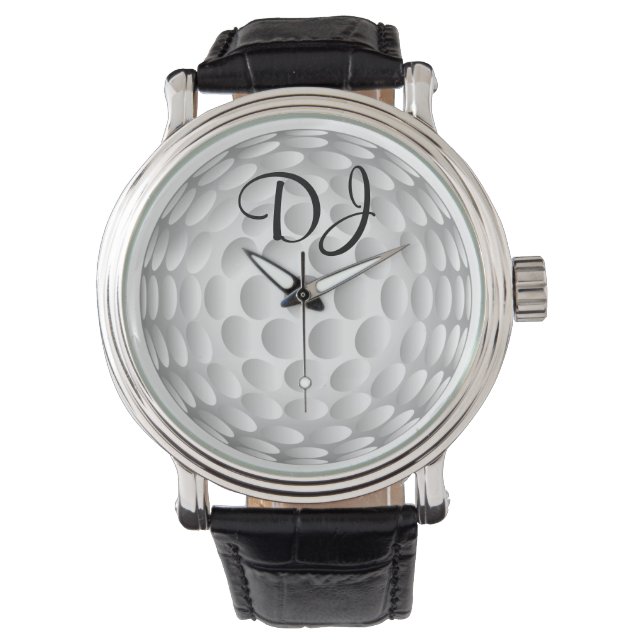 Montre Golf ball, monogramme, (devant)