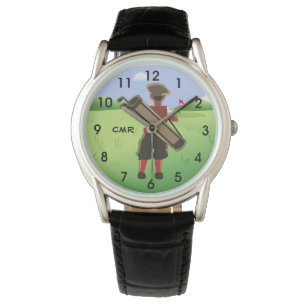 Montre Golf personnalisé amusant sur le terrain de golf