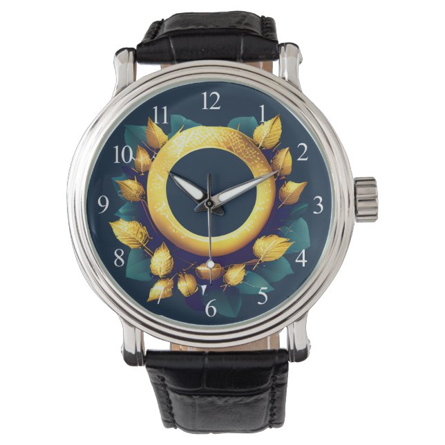 Montre Golfers Green et Gold Wreath (devant)