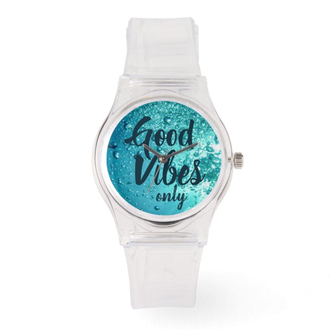 Montre Good Vibes et Cool Blue Water (Recto)
