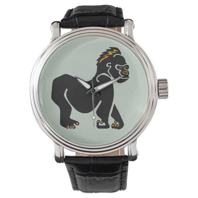 Montre GORILLA - Primate - Ape - Afrique - (devant)