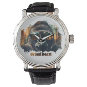 Montre Gorille de la Bête Urbaine avec lunettes de soleil