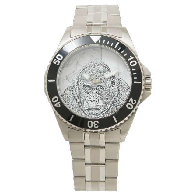 Montre gorille ultra sketch (devant)