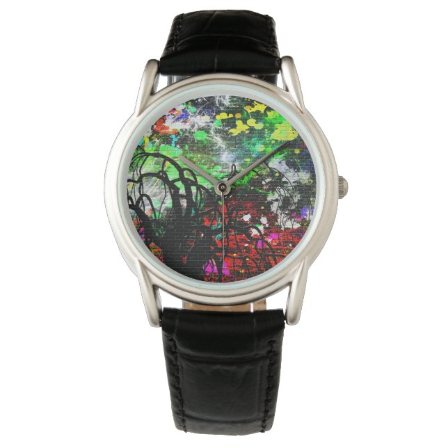 Montre Graffiti Brick Wall (devant)