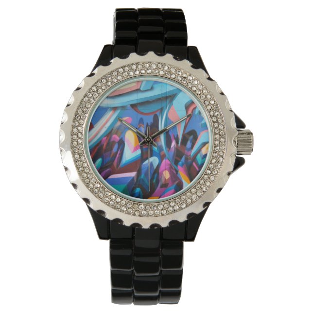 Montre Graffiti urbain (devant)