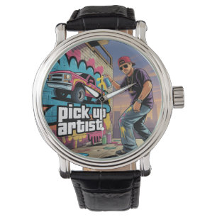 Montre Graffiti urbain et artiste de collecte