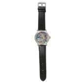 Montre Graffiti urbain et artiste de collecte (Plat)