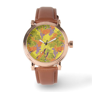 MONTRE GRAISSES, VIGNES DE CÉRÉALES, MONOGRAMME DE POURPU