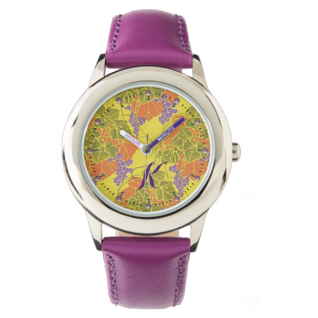 MONTRE GRAISSES, VIGNES DE CÉRÉALES, MONOGRAMME DE POURPU (devant)