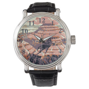 Montre Grand Canyon Western Graphic Art American