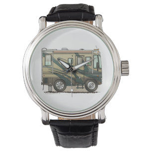Montre Grand rv car Motorhome du profondément satisfait
