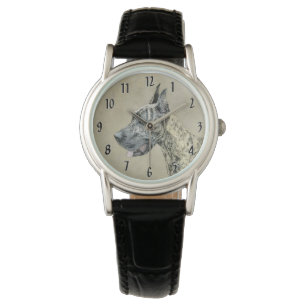Montre Grande Danse (Brindle) Peinture - Art Chien origin