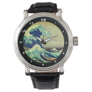 Montre Grande vague au large de Kanagawa & Art japonais /