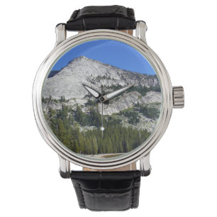 Montre Granite Mountains at Tenaya Lake, Yosemite, CA