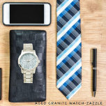 Montre Granite vieilli<br><div class="desc">Un mélange texturé,  de bleu,  de gris,  de jaune,  de noir et de blanc,  a produit cet art graphique unique qui imite,  l'aspect vieilli,  de granit,  de pierre de marbre.</div>