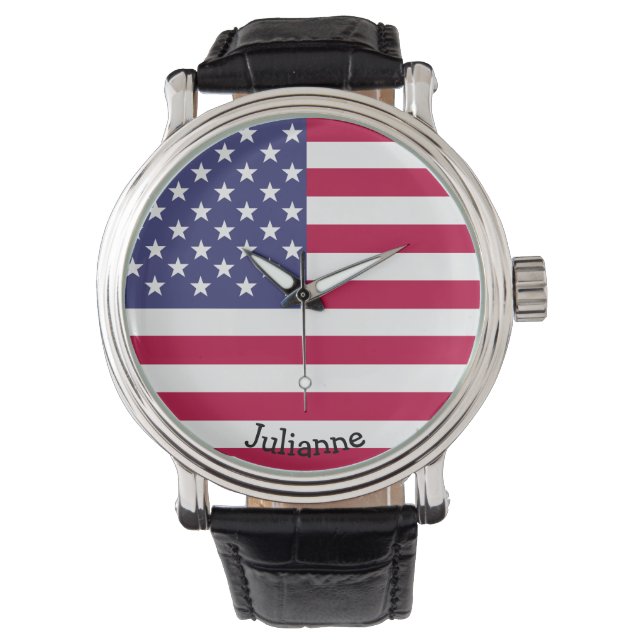 Montre Graphique American Flag (devant)