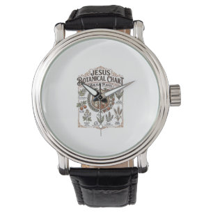Montre Graphique botanique de Jésus Plantes bibliques Jés