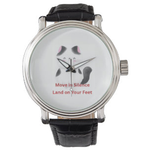 Montre Graphique de chat motivant