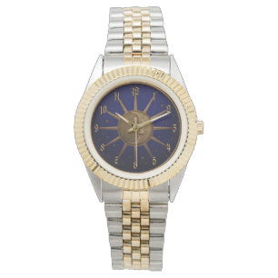 Montre Graphique en laiton de soulagement de Bas de lune