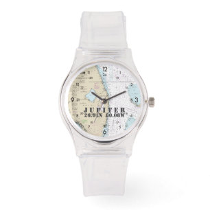 Montre Graphique Nautique Jupiter FL Latitude Longitude