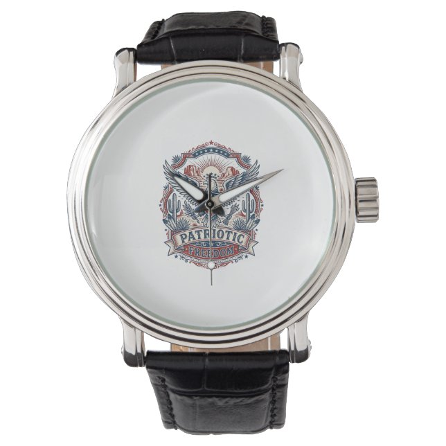 Montre Graphique vectoriel de fierté du désert du Sud-Oue (devant)
