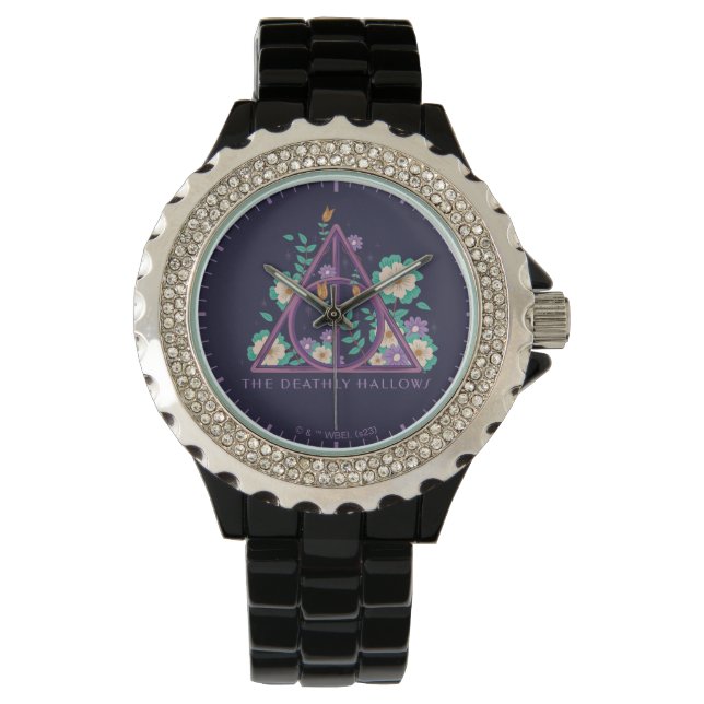 Montre Graphisme des hirondelles mortes florales (devant)