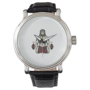 Montre Graphisme gravé vintage Foi Force_1