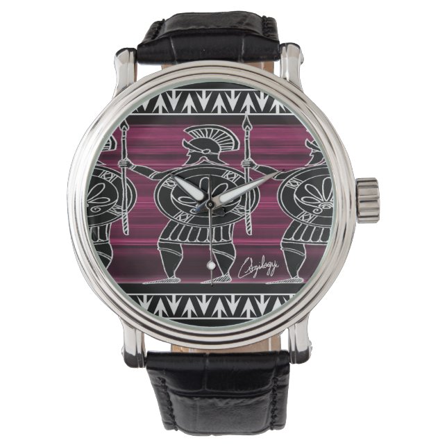 Montre Grec Black (devant)