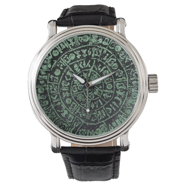 Montre Grèce Crète Phaistos ancien code d'historique des  (devant)