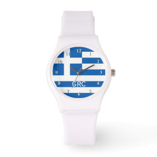 Montre Greek Flag