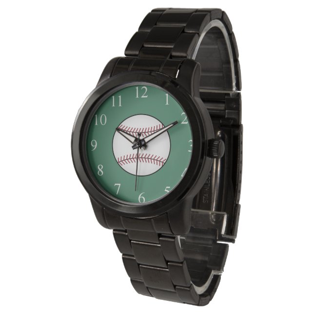 Montre Green Baseball Watch Gift (Incliné)