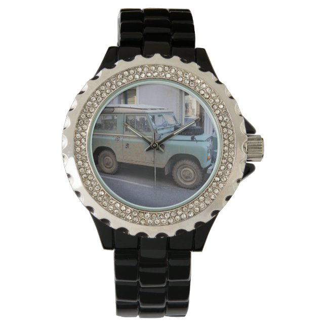 Montre Green Land Rover (devant)