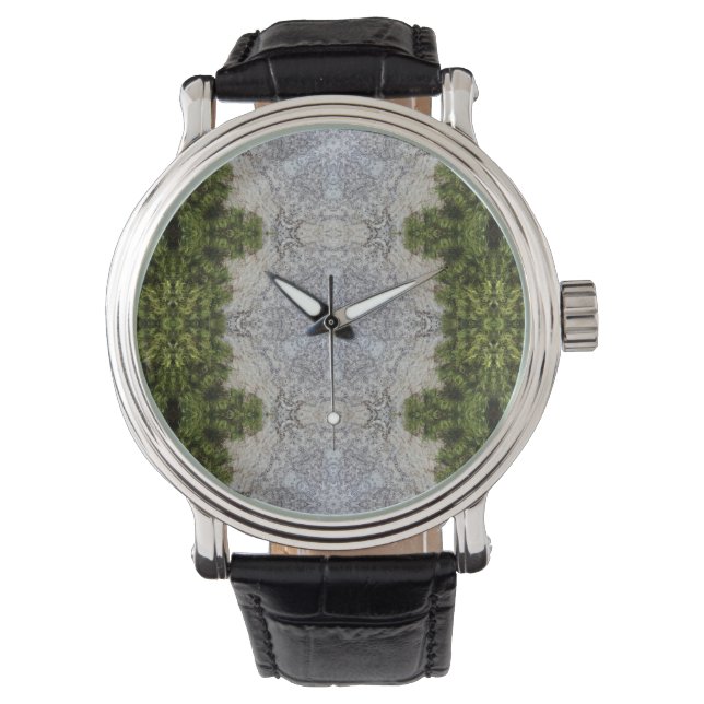 Montre Green Moss & Earth Nature Art (devant)