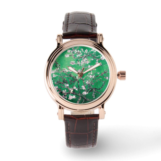 Montre Green Van Gogh Almond Blossoms (Recto)