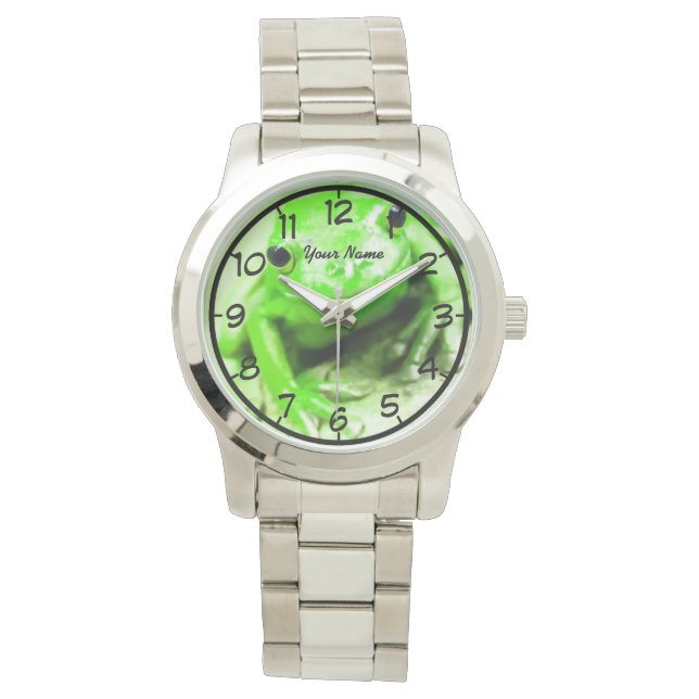 Montre grenouille verte (devant)