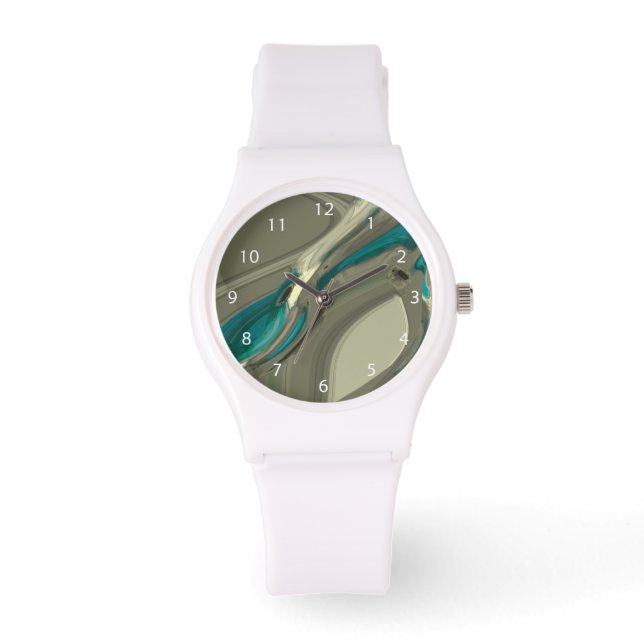 Montre Grey and Blue Abstract (Recto)