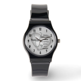 Montre Grey Heart Infirmière pédiatrique