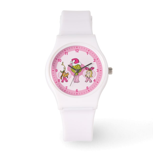 Montre Grinch Crew in Pink Valentine's Portrait (Recto)
