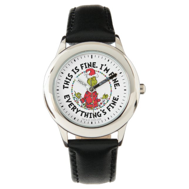 Montre Grinch | Tout va bien (devant)