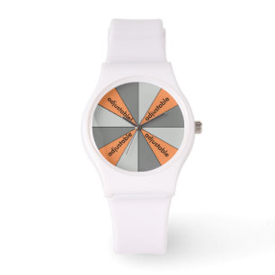 Montre Gris de roue de couleur avec la couleur faite sur