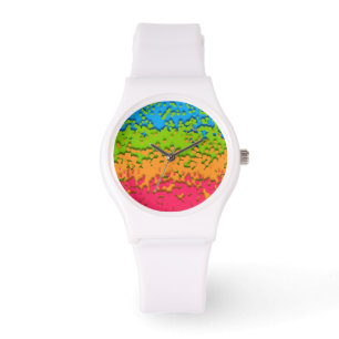 Montre Groovy Rétro Bubbly Trippy Funky Panromantique Fie